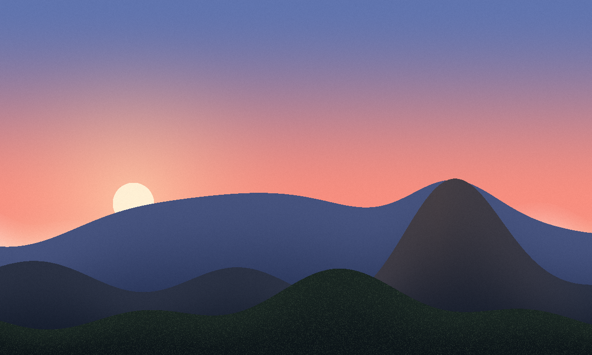 Shared mountain sunrise